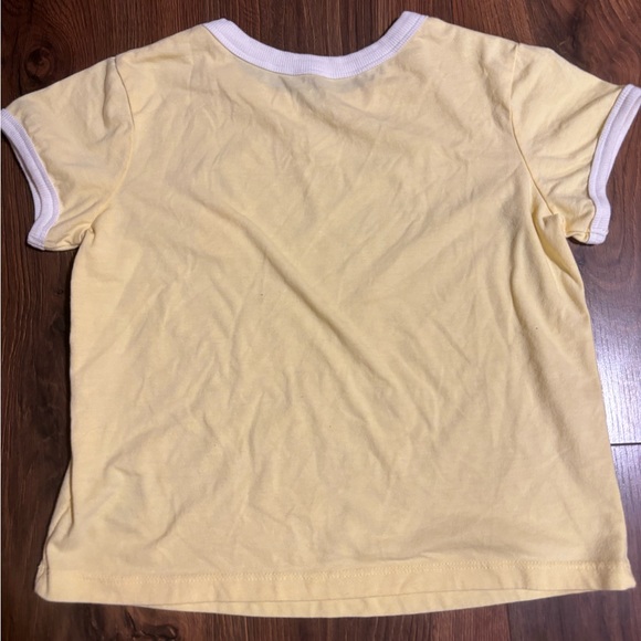 Cat & Jack Girls’ Short Sleeve Pineapple Shirt - Yellow S - Picture 2 of 2